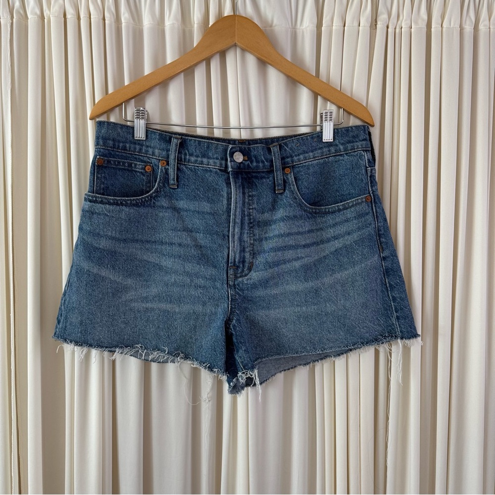 Madewell The Perfect Vintage Jean Short Blue Wash Size 27